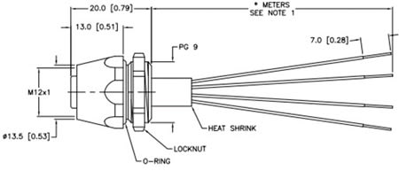 fk 441 circular m12 socket 4 position 4a 250v ip68